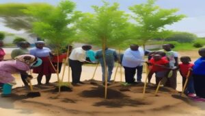 planting trees